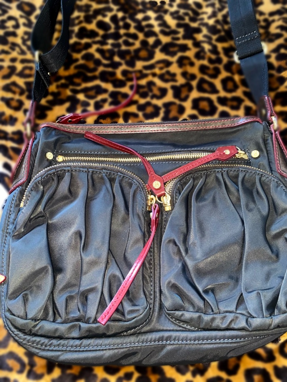 MZ Wallace Navy / Dark Blue Shoulder Bag - Picture 2 of 6